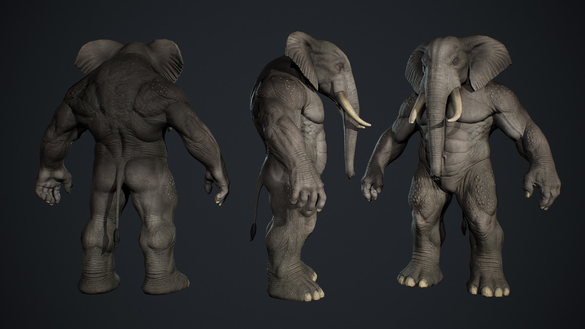 Elephant Humanoid