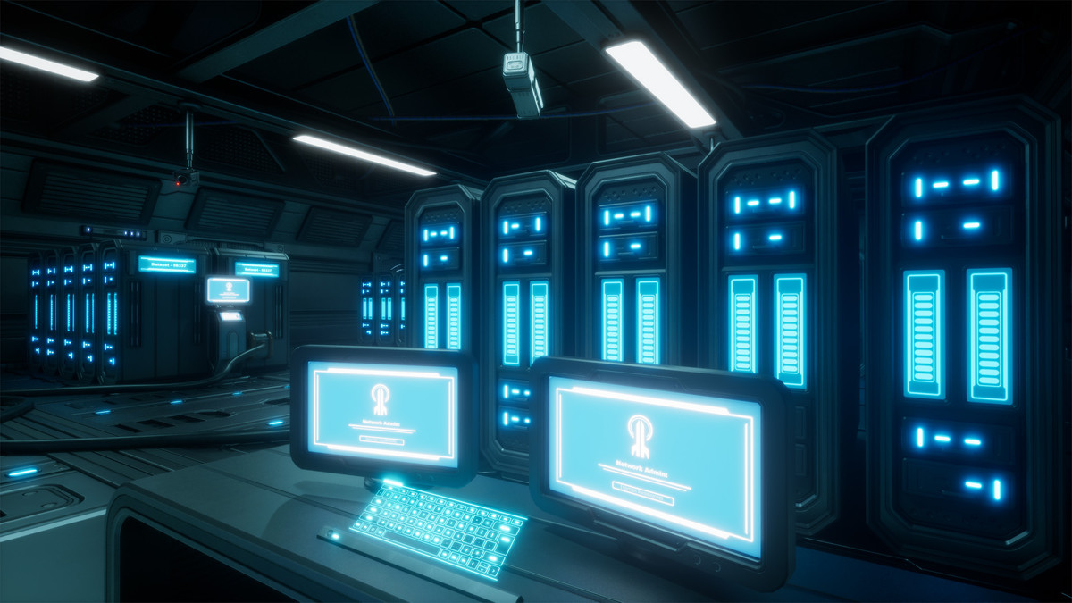 Sci-Fi Server room