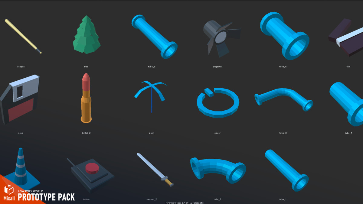 LOW POLY WORLD - PROTOTYPE PACK