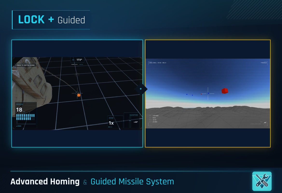 Advanced Homing & Guided Missile System