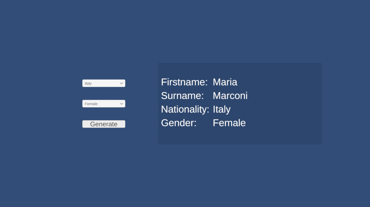NameFactory - Character Name Generator
