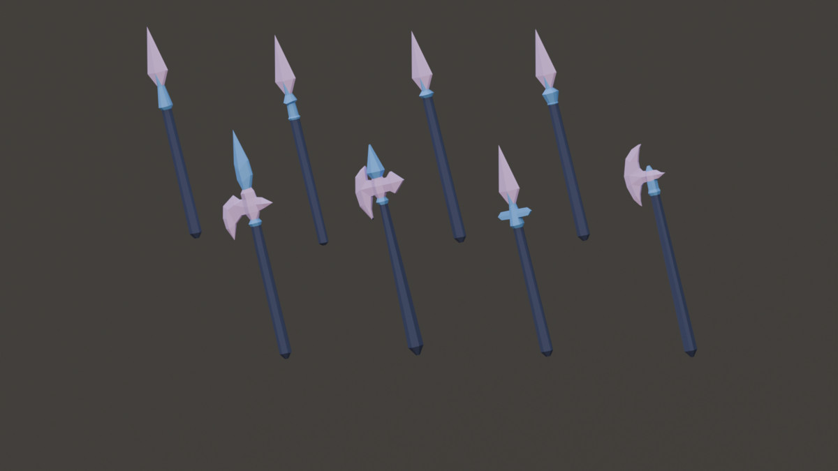 Fantasy Melee Weapons - Low Poly Pack