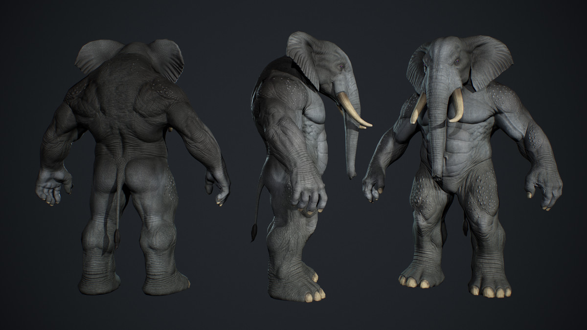 Elephant Humanoid