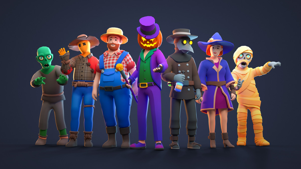 Halloween Pack - Low Poly 3D Model Pack