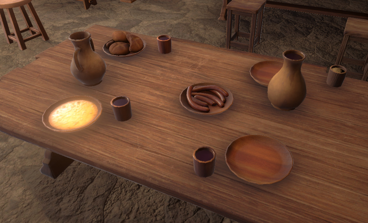 Medieval dining set Kv