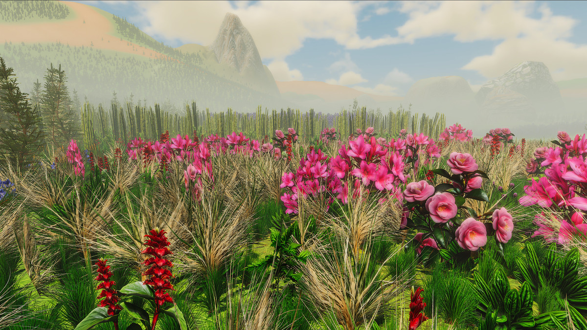 Flora Grass & Flowers Terrain Detail Vegetation Green Pack