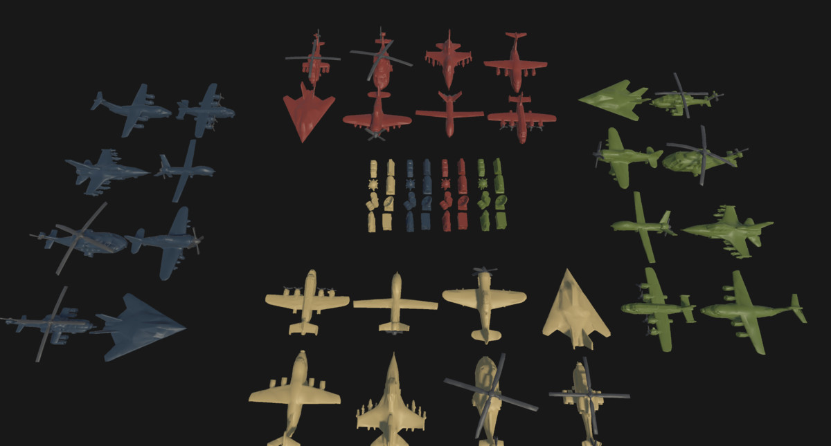 Pixit3D - ToySoldiers Aircraft