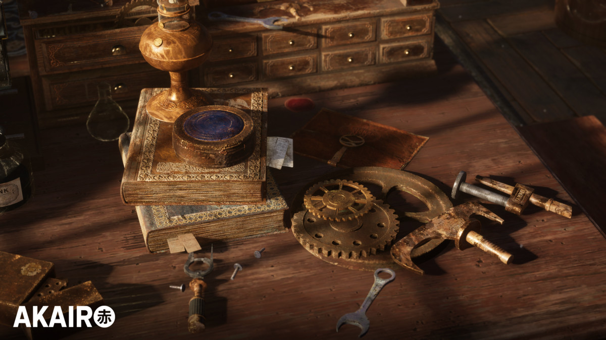 Steampunk Inventor's Workshop