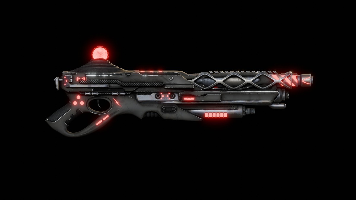 Sci-Fi Weapons - Neon SciFi Shotguns / Scatterguns with 5 Skins per Weapon