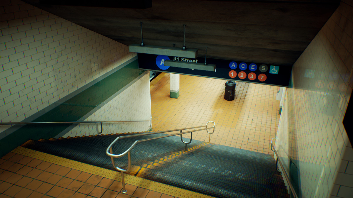 Subway Realm - Game-Ready NYC Metro Station
