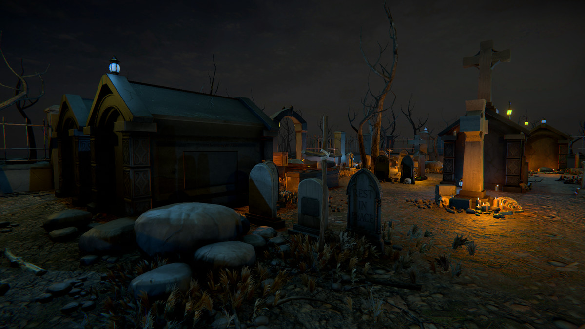 Realistic Cemetery Asset Package
