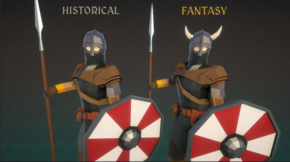 Stylized Medieval Vikings Pack – Low Poly Characters & Units