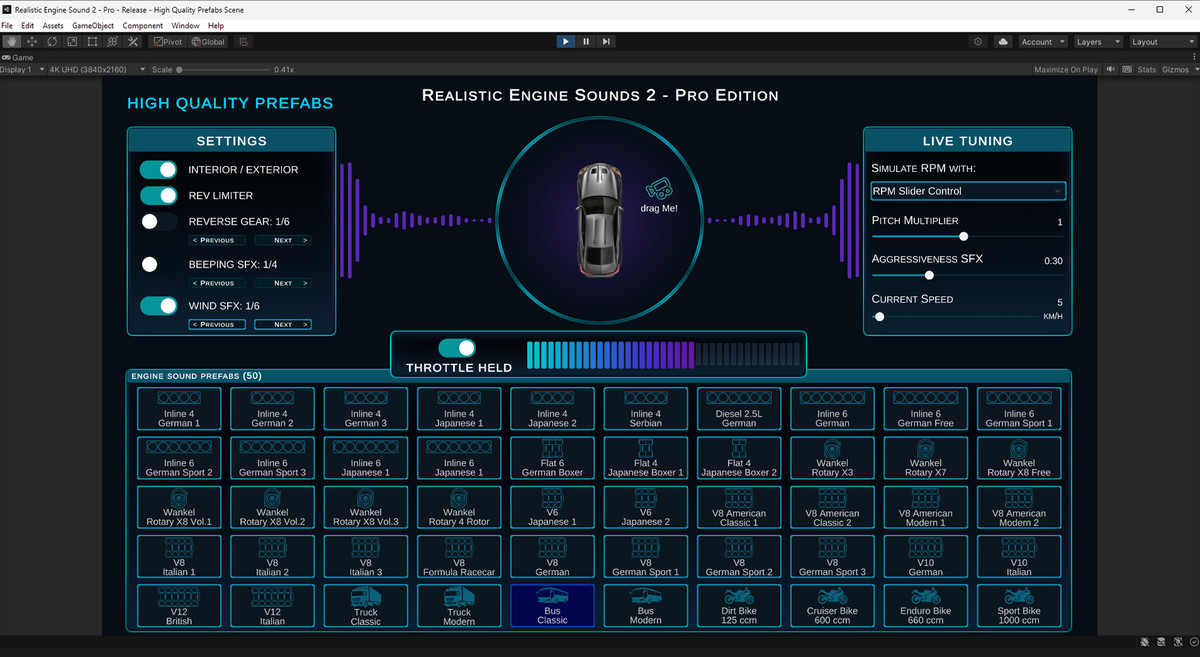 Realistic Engine Sounds 2 - Pro Edition