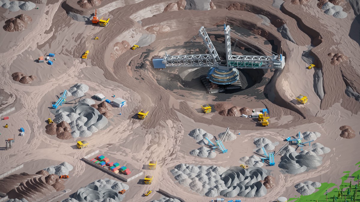 Mining Industry - Low Poly 3D Models Pack