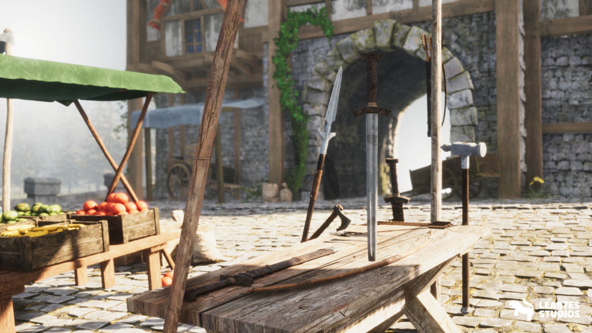 Medieval Lakeside Town