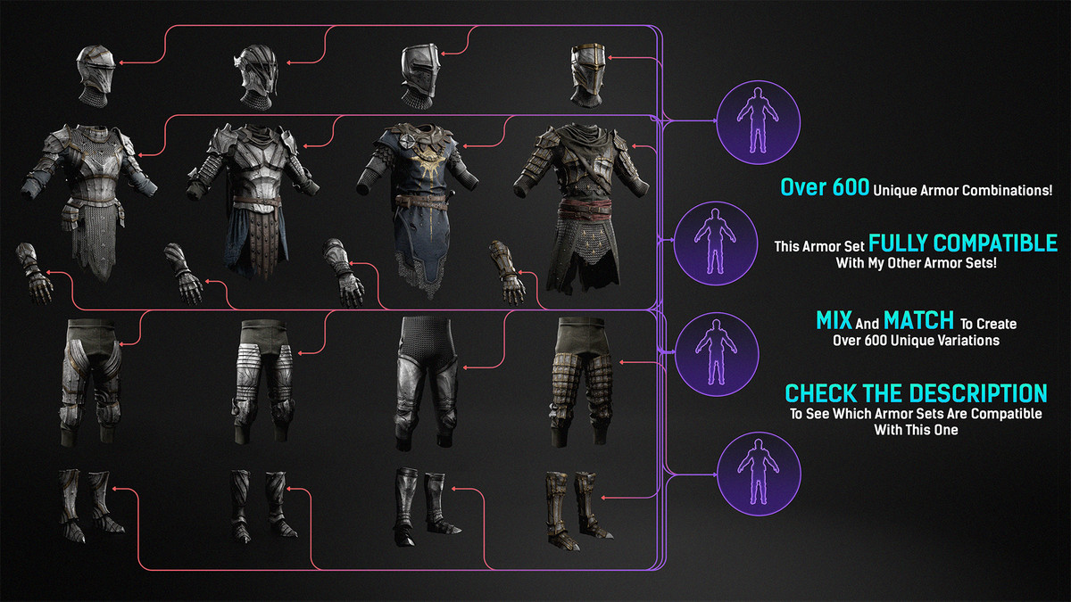 Fallen Knight - Male and Female