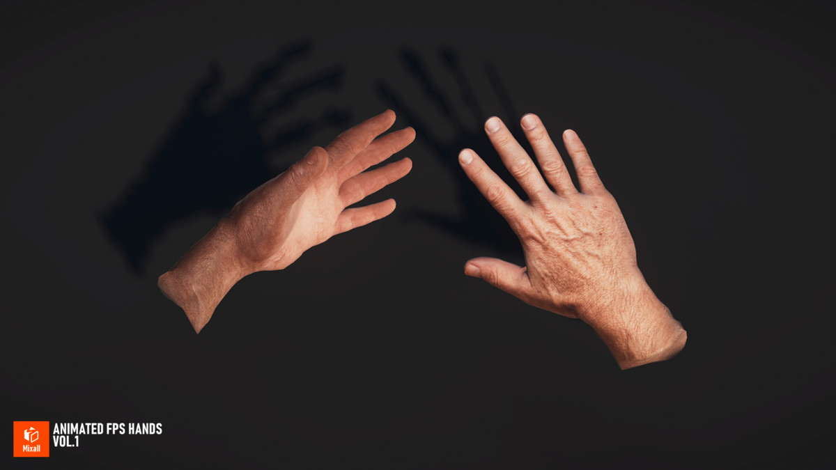 Animated FPS Hands Vol.1