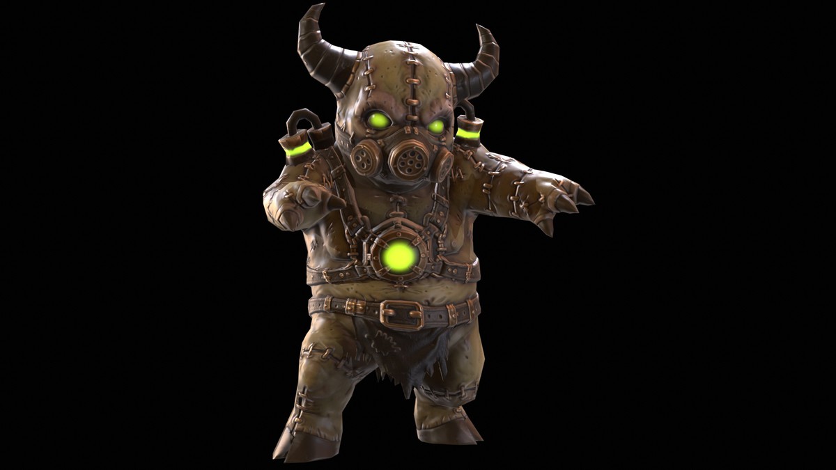 Chibi Necro Zombie Bull