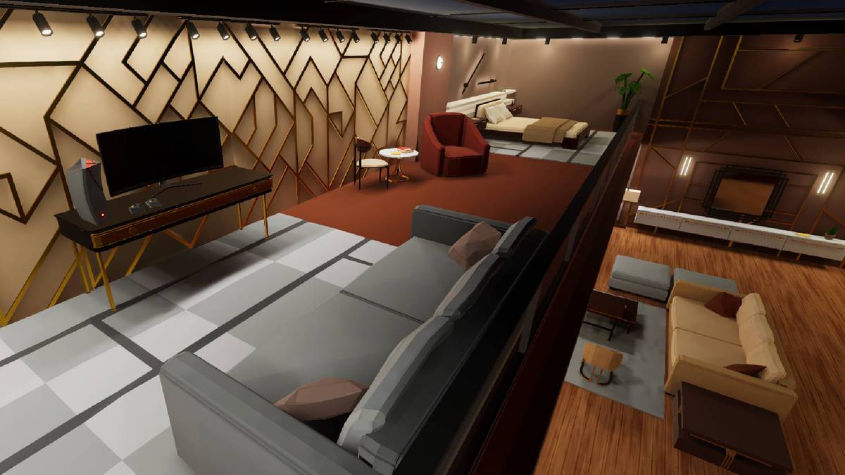 LowPoly Luxury Loft Interior