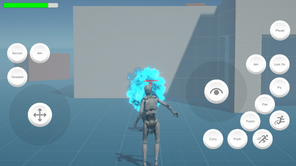 Starter Assets Third Person Controller Superhero - Mobile