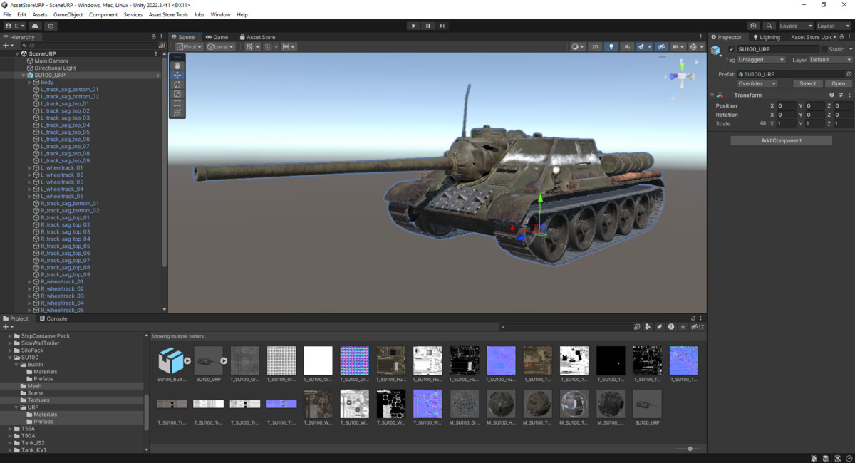 Rigged Howitzer SU-100