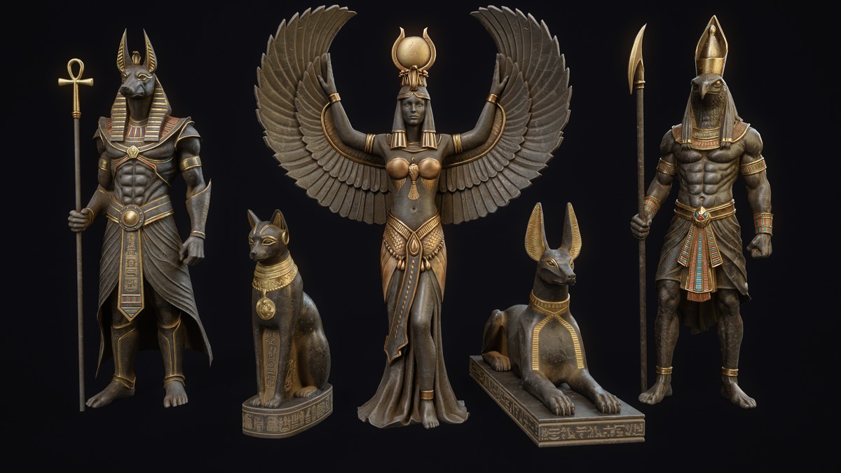 Egyptian Statues
