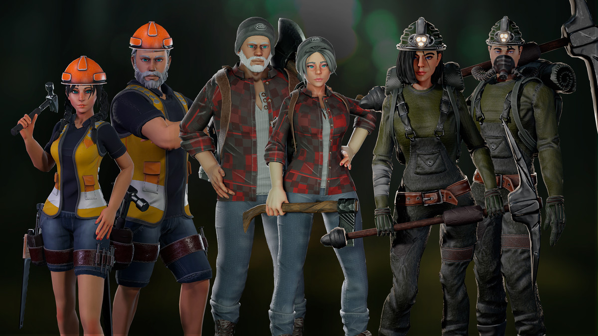 Urban, Mining & Lumber – Modular Character Bundle