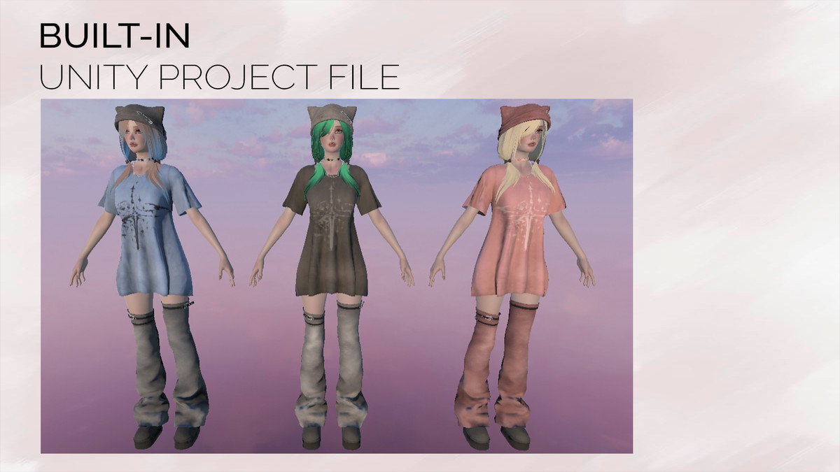 Cute Goth Girls Modular Pack