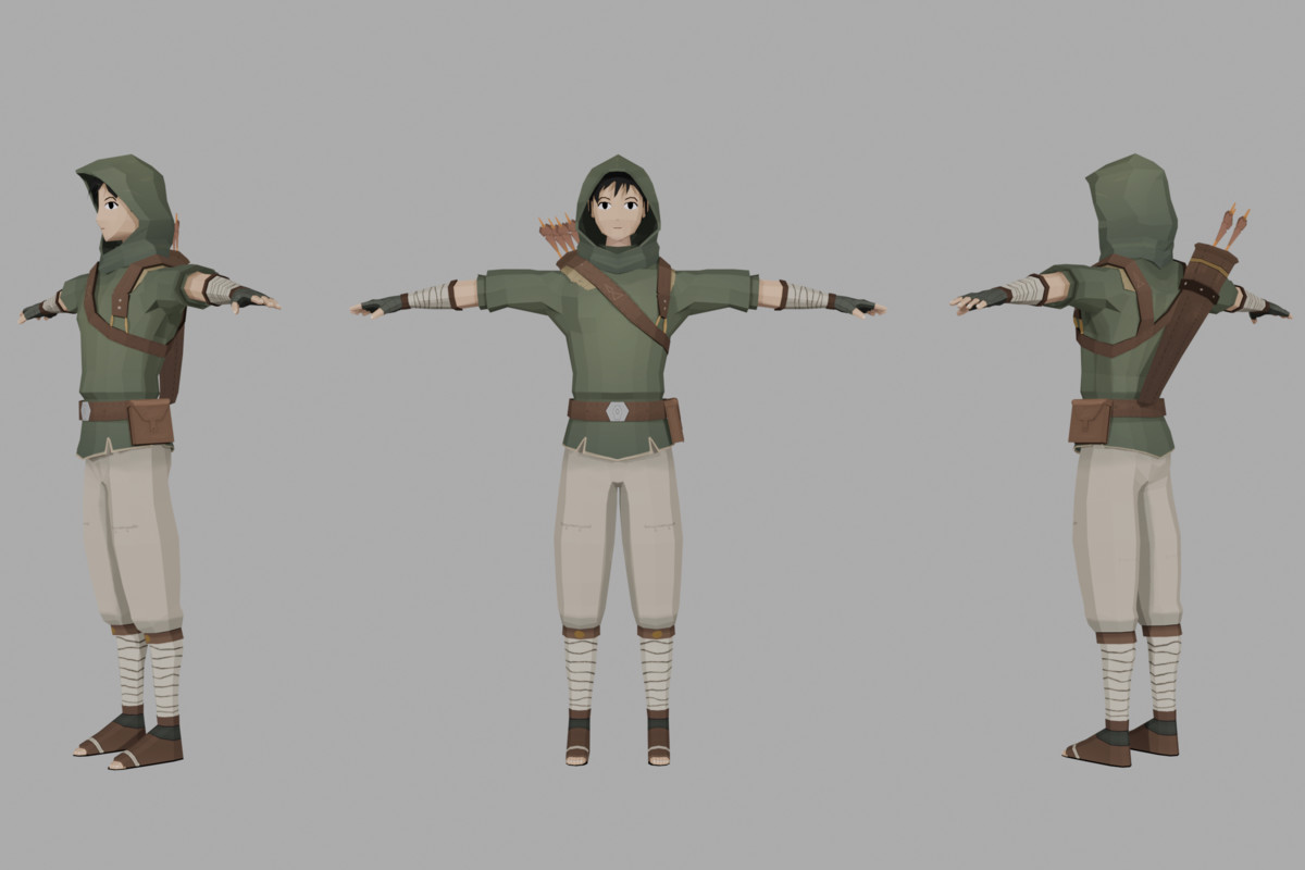 Stylized Archers Pack - Low Poly Characters, Animations, Weapons