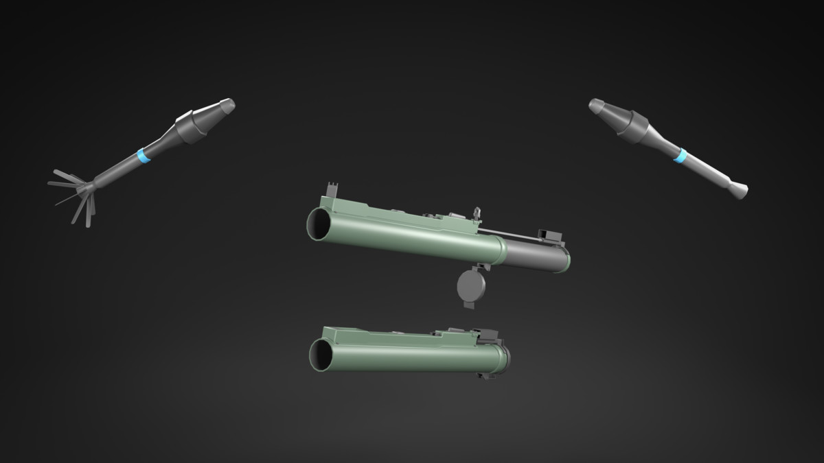 Low poly Grenade Launchers.2