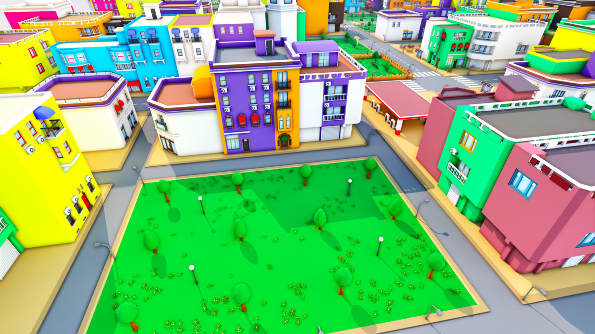 Modular Eastern City Low Poly Istanbul [Enterable Interior] [Desktop & Mobile]