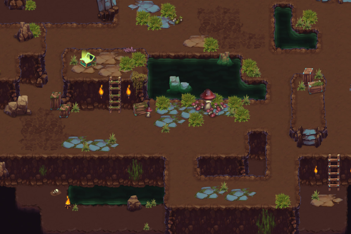 Cave Abyss Top-Down Tileset