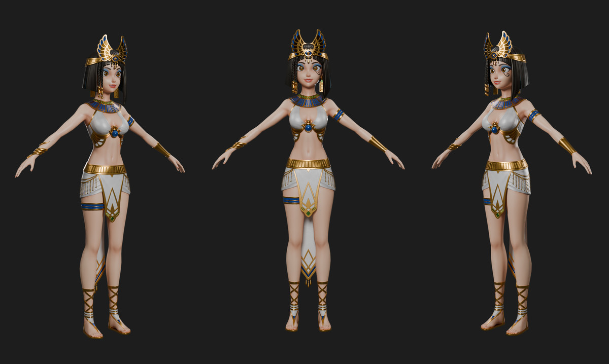 HQ Egyptian Queen (well-proportioned figure)