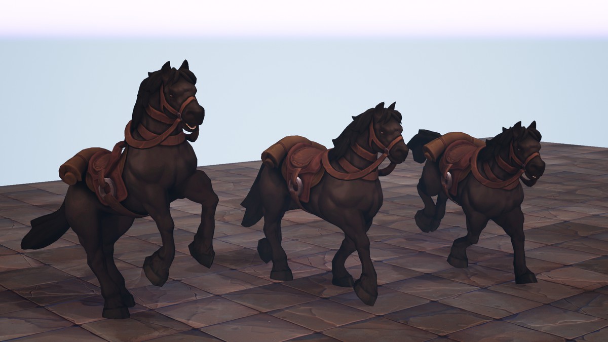 Stylized Horse Mount