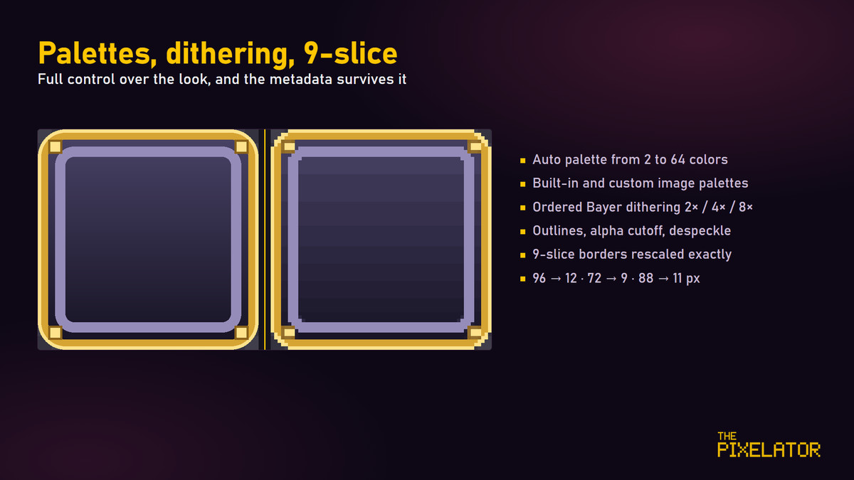 The Pixelator - Pro Pixel Art Converter