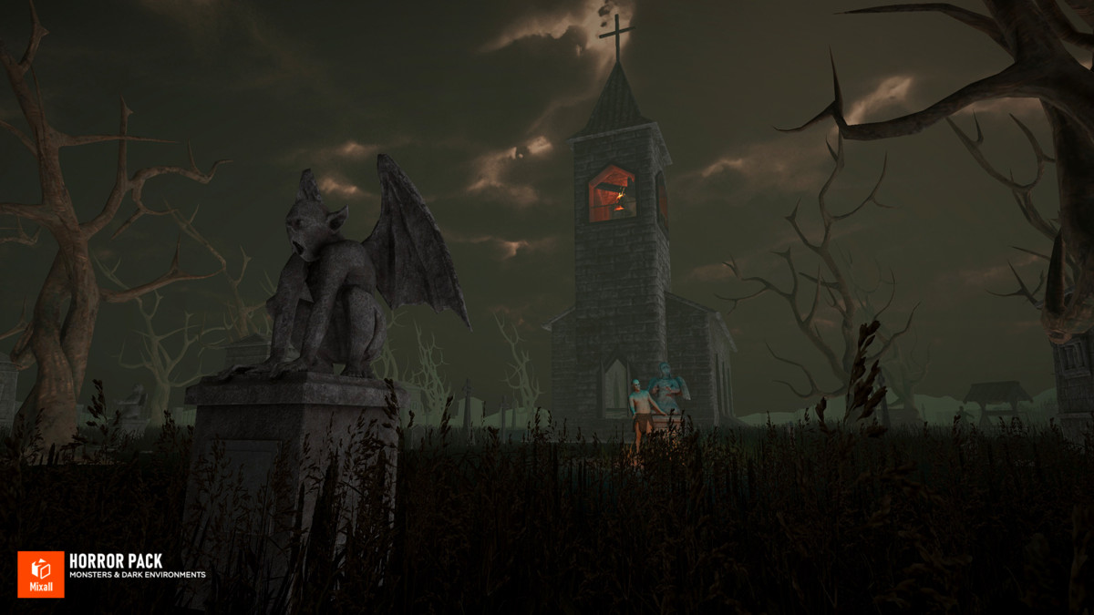 Horror Pack — Monsters & Dark Environments