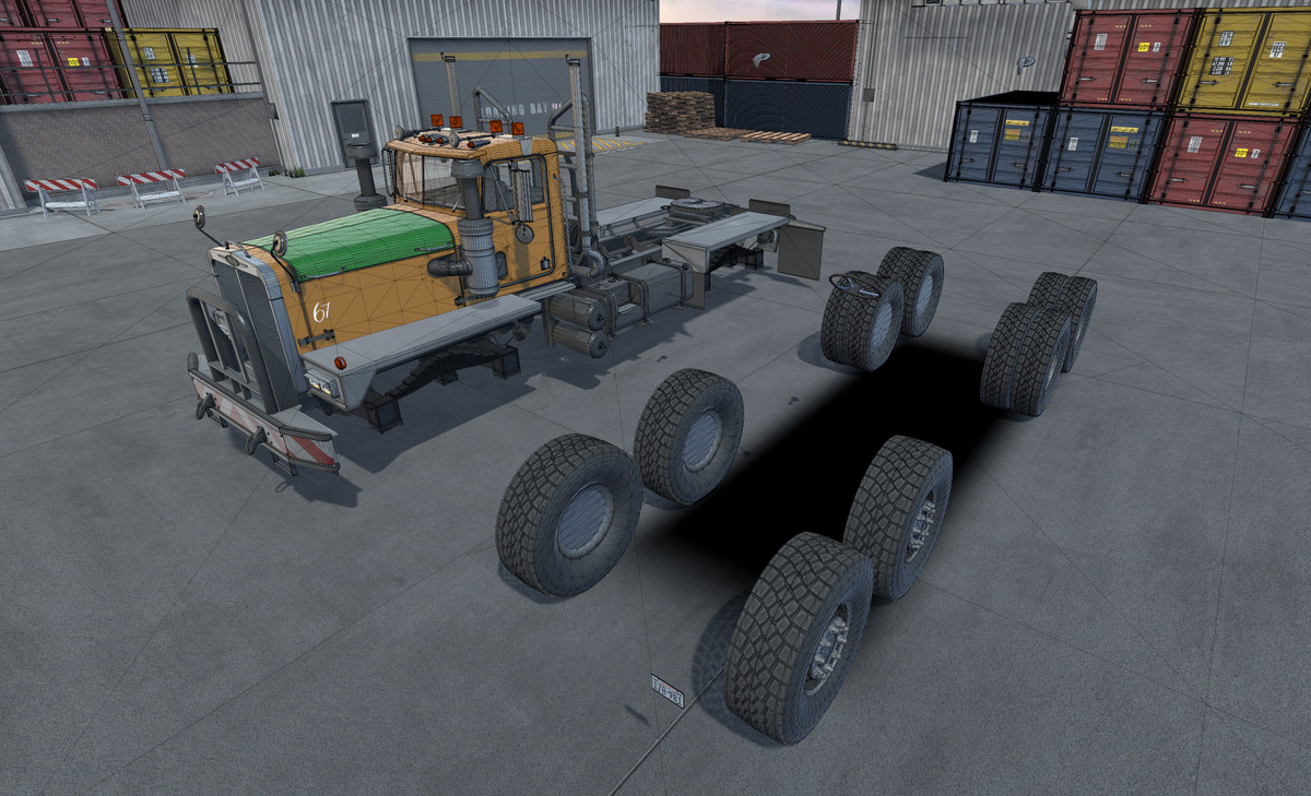 Twinsteer heavy truck