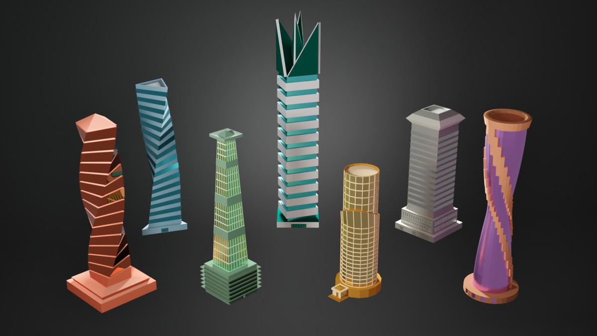 Low Poly City Pack - Mini World Studio