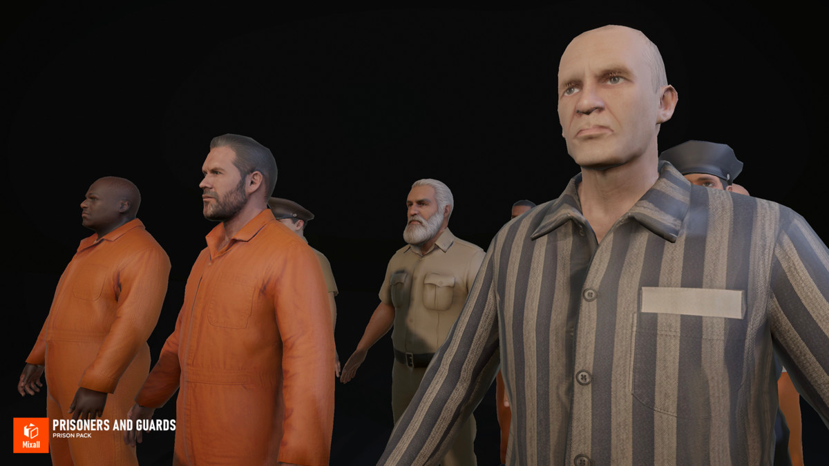 Prisoners and guards - Prison pack