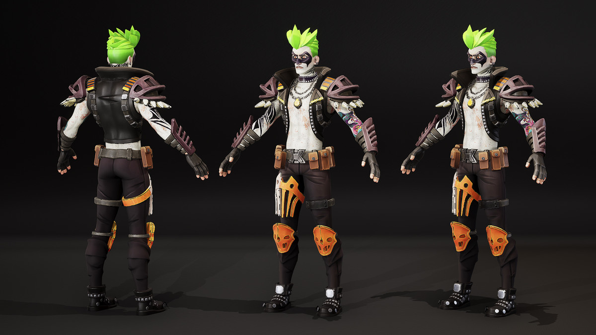 Stylized Male Punisher 01