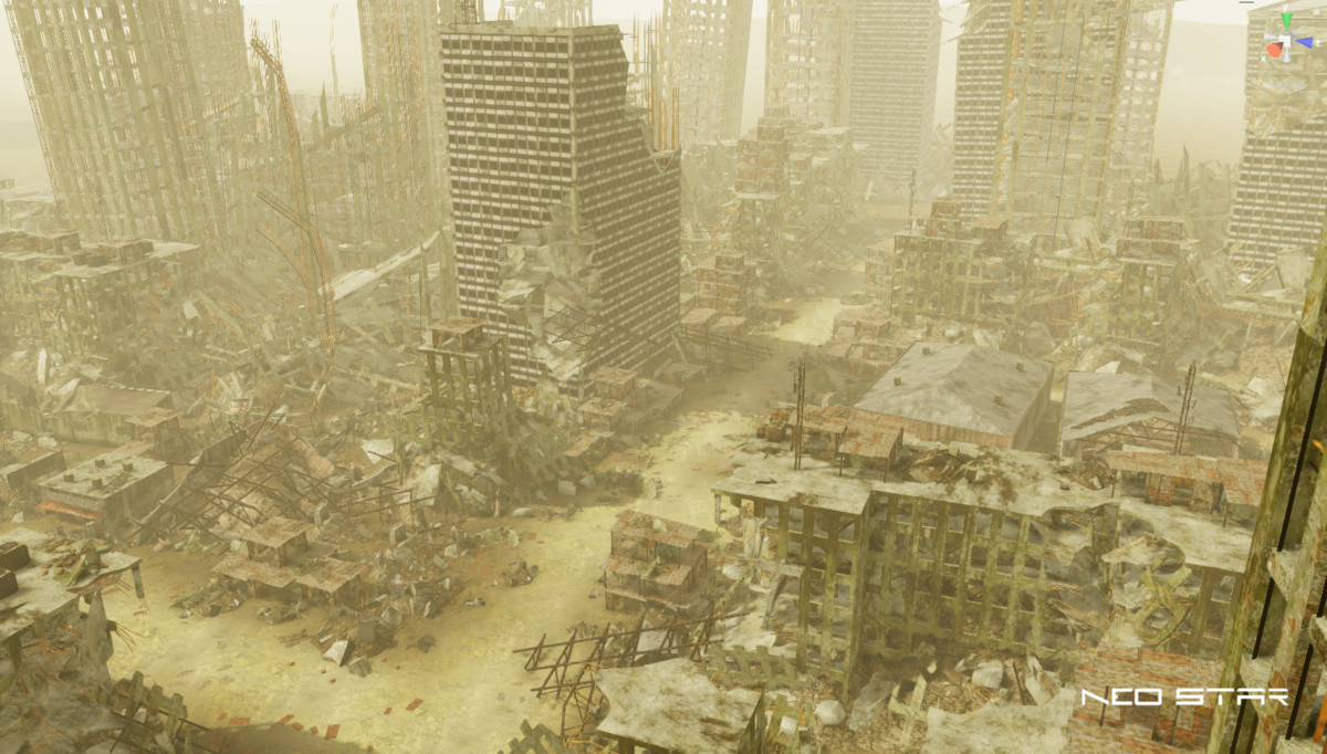 Destroyed Buildings and Debris Pack