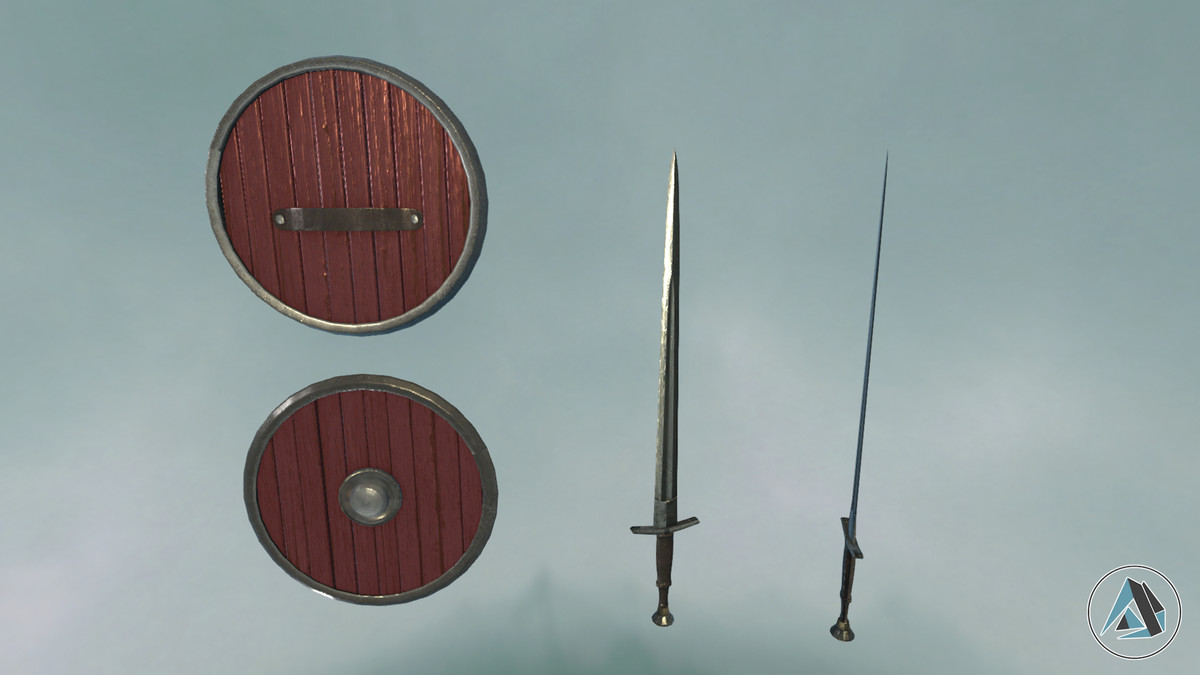 Viking Warrior Character Realistic Medieval Asset Package