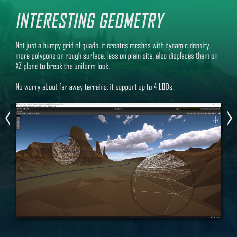 Polaris Summit - Low Poly Terrain Tool