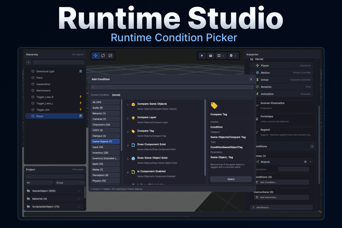 Runtime Studio – Game Creator 2 Integration