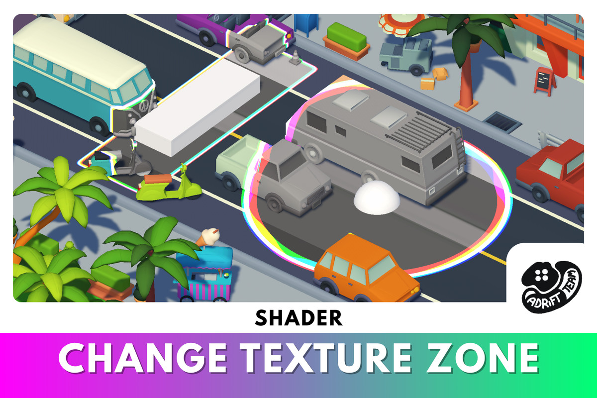Change Texture Zone Shader