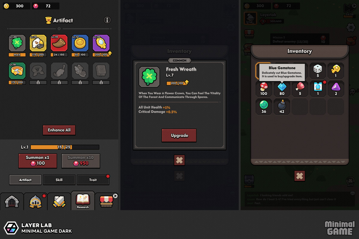 GUI Pro - Minimal Game Dark
