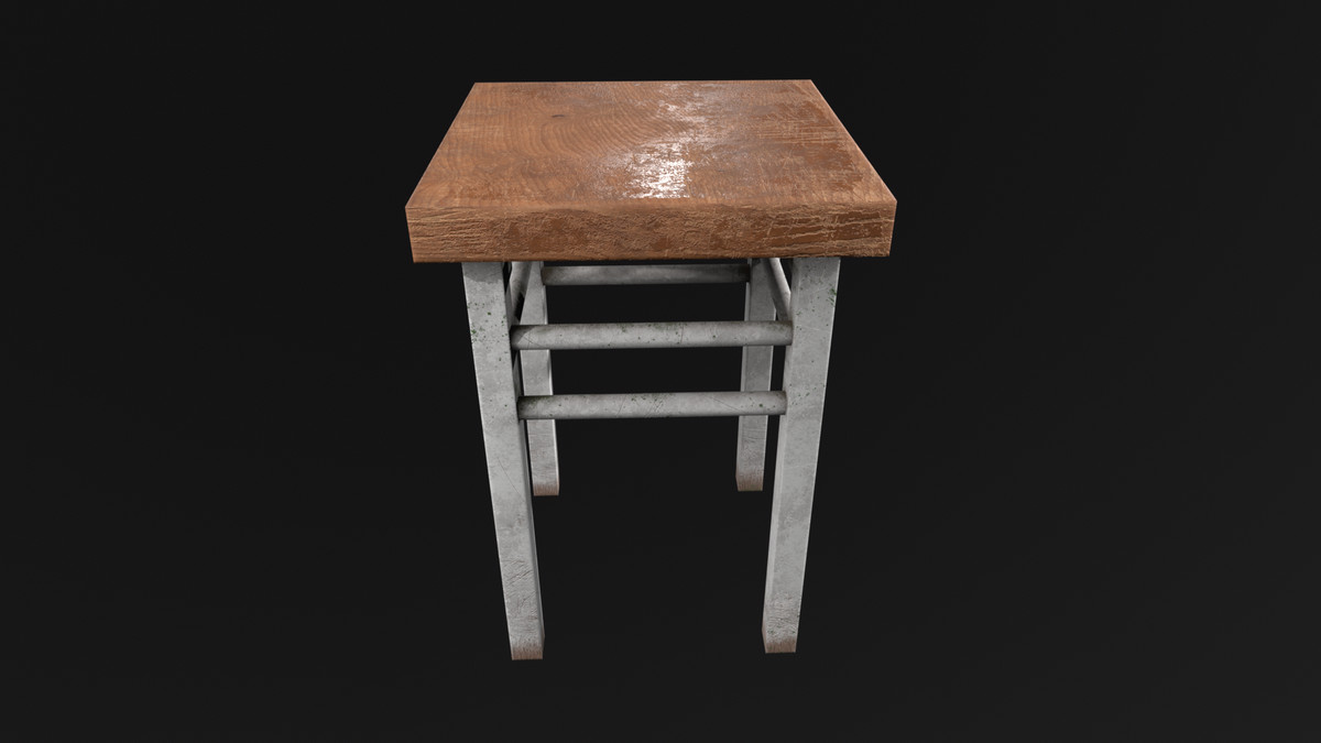 Old Industrial Stool