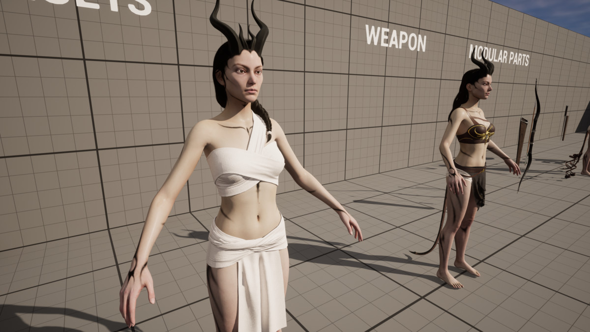 Fantasy Demones Archer