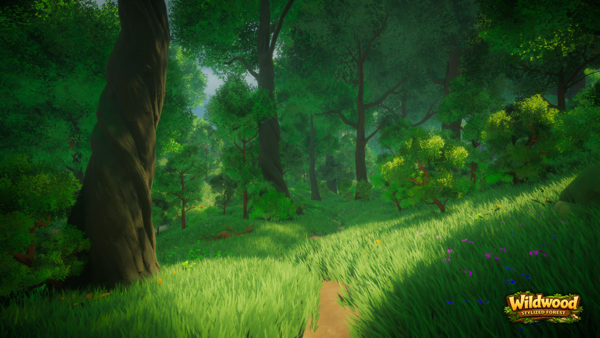 Wildwood: Stylized Forest (Stylized Nature, Stylized Forest, Nature, Biome)