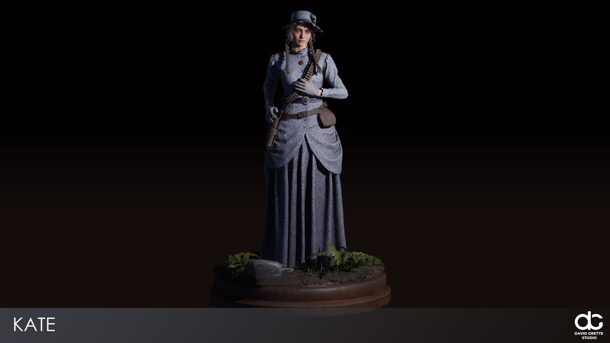 Western Character Kate - Adventure Ordinary RPG Action Citizen Wild West Woman